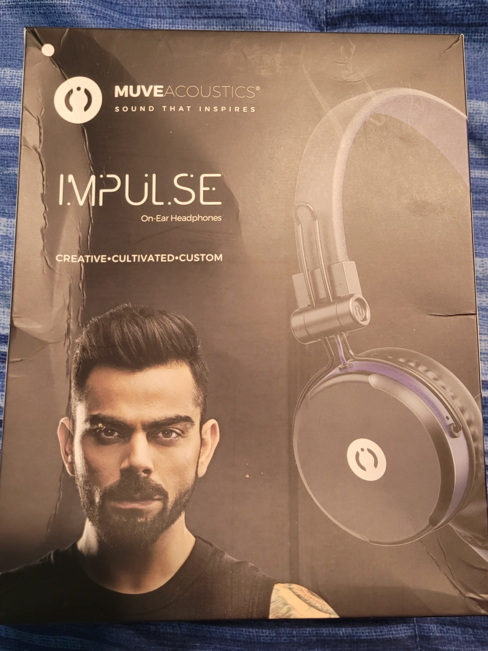 Impulse On-Ear Headphones — Black with Purple Trim